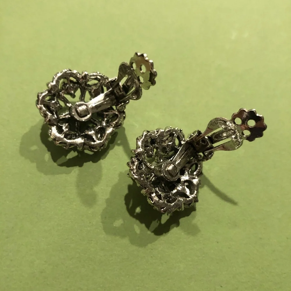 Vintage clip-on earrings